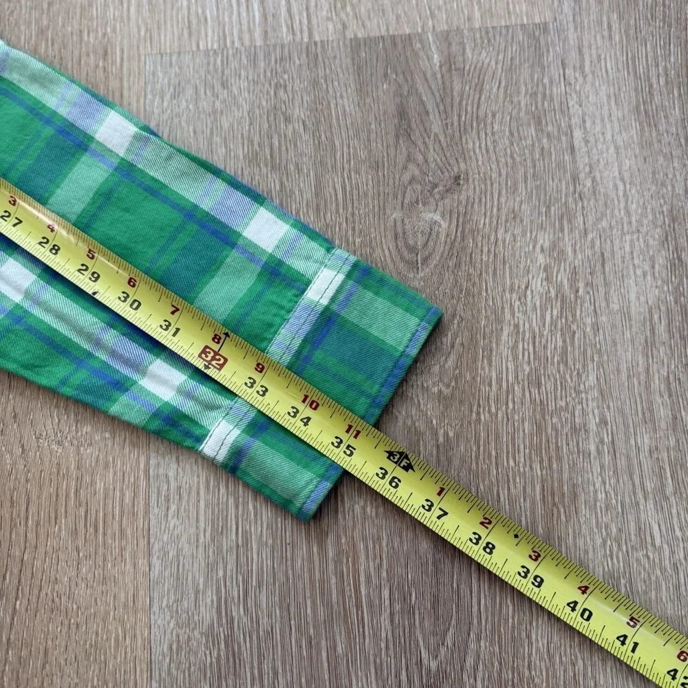 Hollister California Stretch Long Sleeve Plaid‎ Button Down Size Medium Bundle
